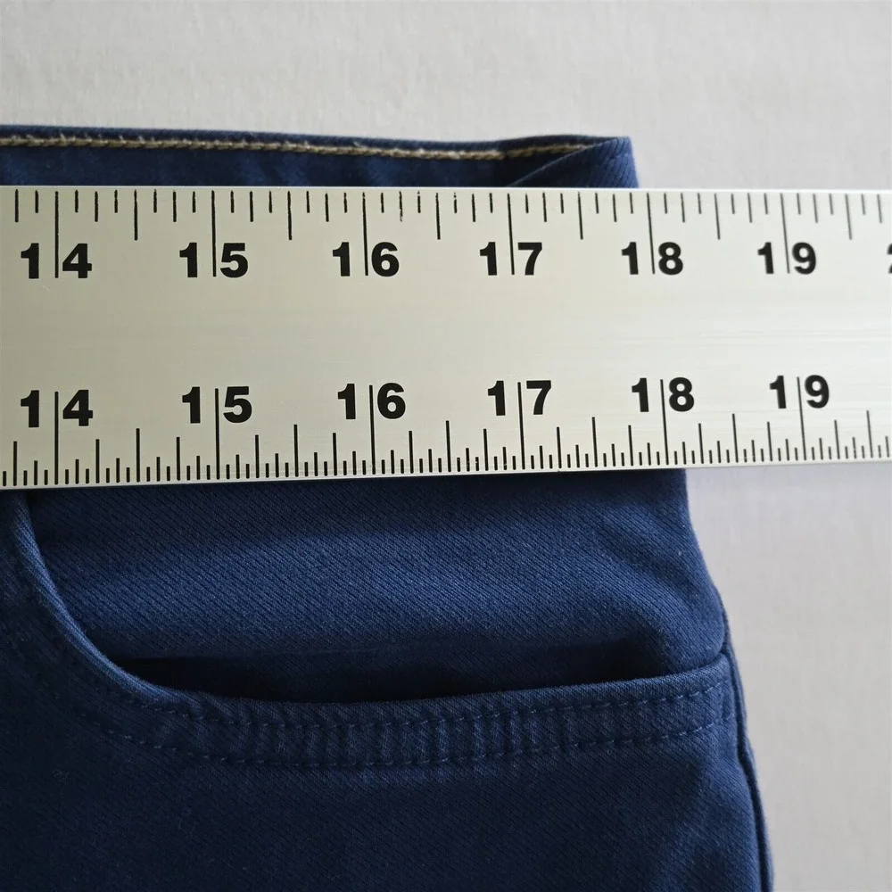 Banana Republic 34x32 Traveler Slim 5 Pocket Royal Blue Stretch Denim Mens Jeans
